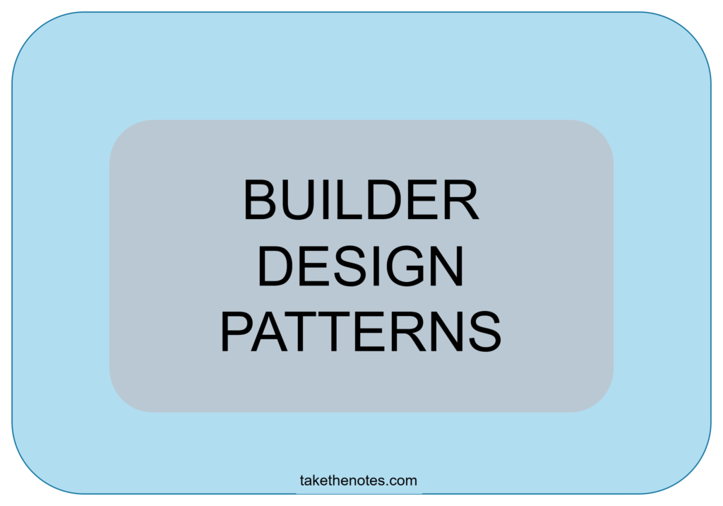 Builder Design Pattern 1 Builder Design Pattern