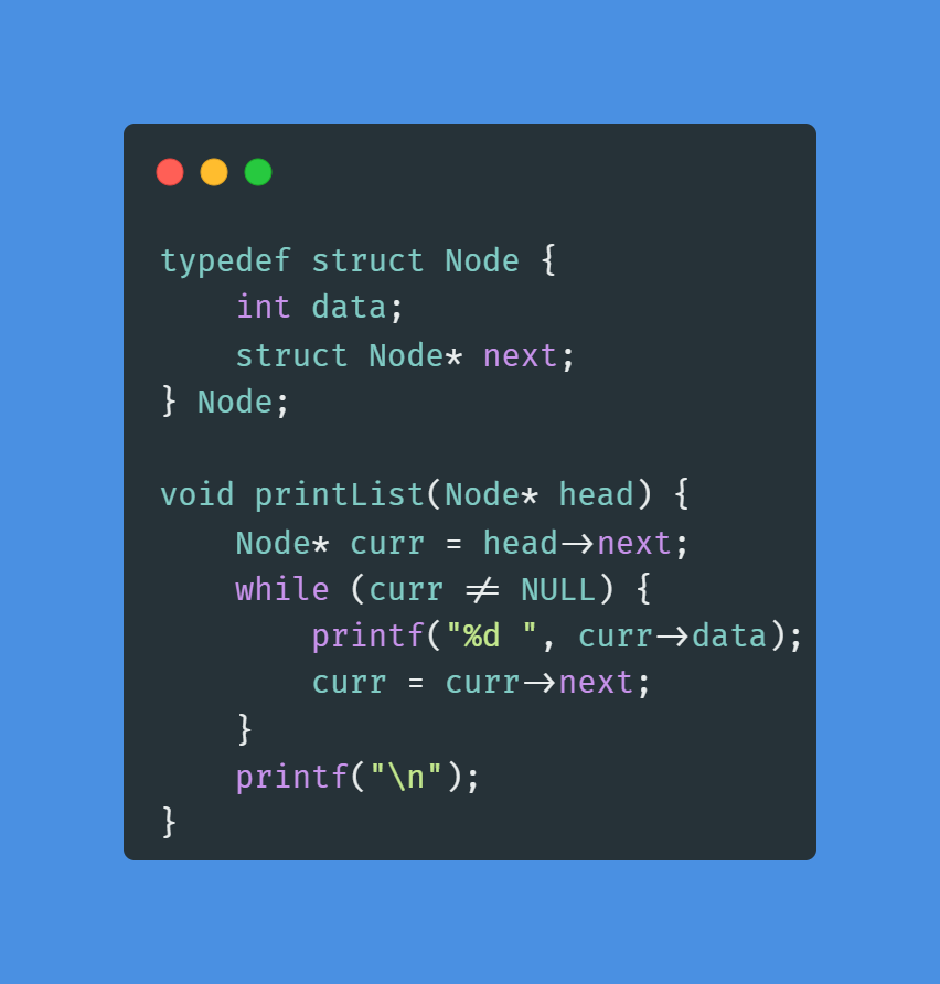 Singly linked list: A Good Point to Start With 13 traversing a Singly Linked List