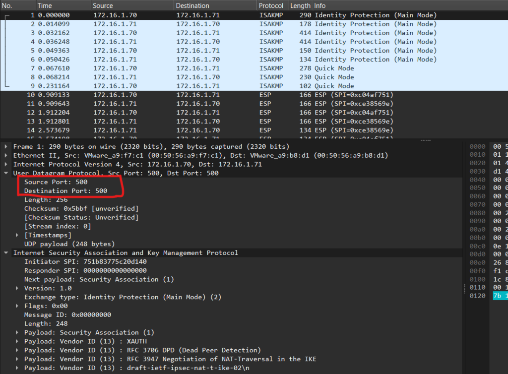 NAT-Traversal in IPSEC VPN: A hidden GEM 1 IKE_SA init Request